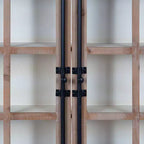 Mobiletto da parete decorativo da fattoria Hutchins, 76,2 x 16,5 x 71,1 cm, bianco/marrone, nessun assemblaggio richiesto