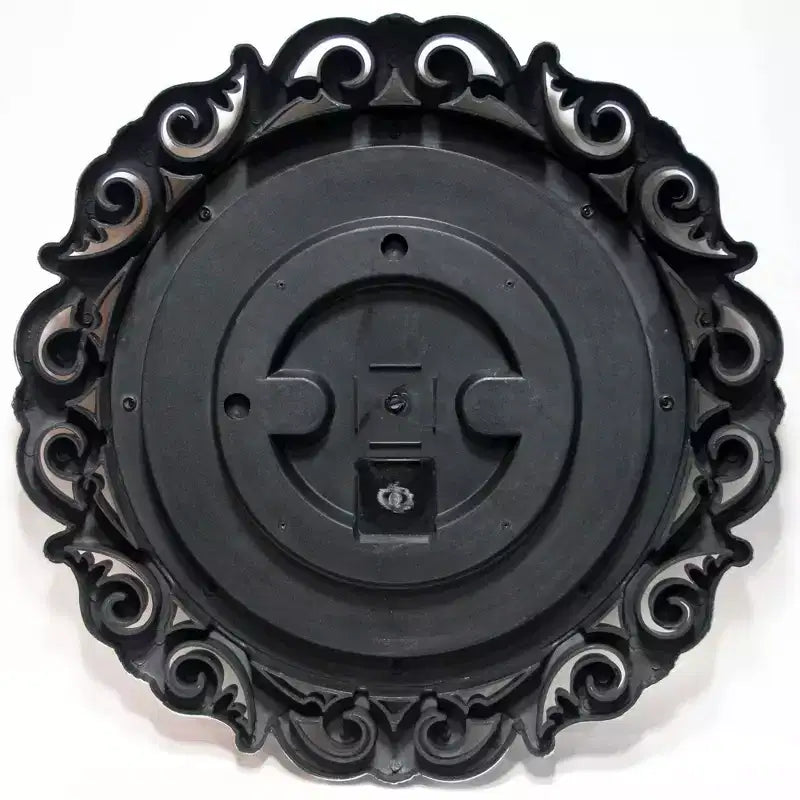 Specchio da parete rotondo da 22" Argento antico - Infinity Instruments: Stile romanico, nessun assemblaggio richiesto