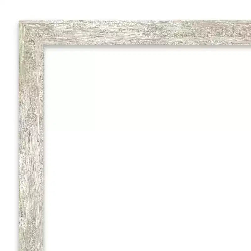 Specchio da parete per bagno sottile crepato non smussato 28" x 28" Argento metallizzato