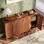 Mobile credenza da cucina, credenza a buffet in stile rustico 57