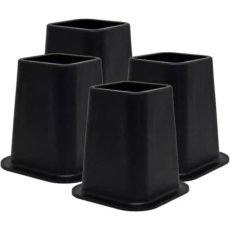 Kings Brand Furniture - Heavy Duty Bed Risers - Furniture Risers 6 Inch - Stackable Bed Lifts Risers  Set of 4