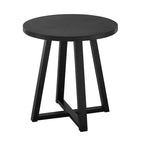 Tavolino da caffè ovale in legno Harmony moderno 3 pezzi