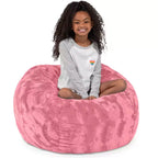 Poltrona Sacco 3 Piedi - Pelliccia Sintetica