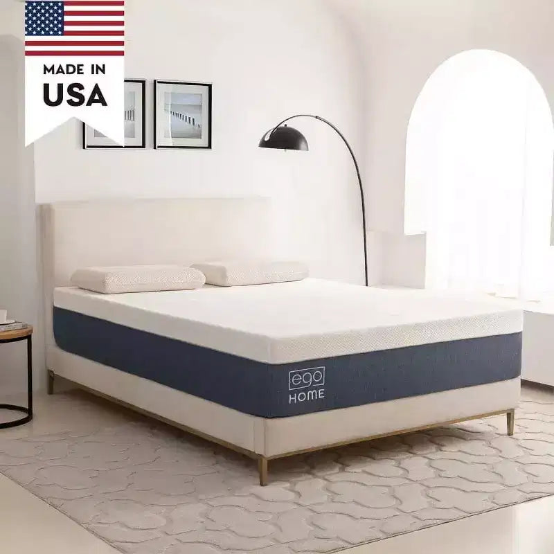14 cm in memory foam al carbone di bambù con rivestimento rinfrescante