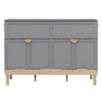 Letto a scomparsa Queen Size Merax con maniglie e gambe in legno massello di pino, elegante
