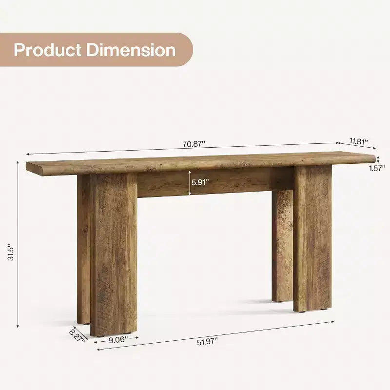 70.87 Tavolo console extra lungo