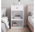 Simple Design White Storage Cabinet with Drawers, Sideboard, Cabinet for Living Room Dining Room Living Room