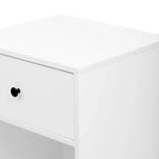 Mobile contenitore bianco dal design semplice con cassetti, credenza, armadio per soggiorno, sala da pranzo, corridoio