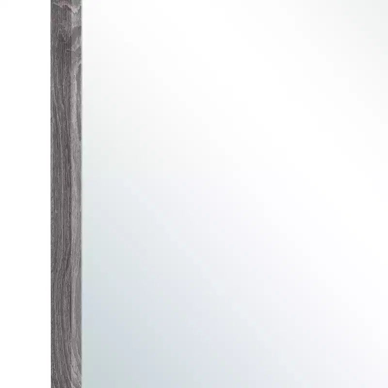 35 Specchio decorativo con cornice in legno grigio scuro