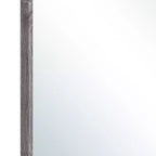 35 Specchio decorativo con cornice in legno grigio scuro