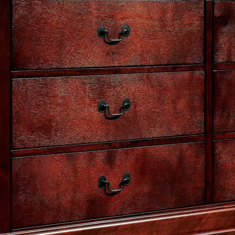 Comodino, Comodino in legno tradizionale a 2 cassetti color espresso