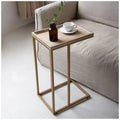 Tavolino da salotto rustico "Farmhouse C" con vassoio superiore in rattan intrecciato