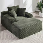 Divano a pavimento in velluto oversize moderno futon