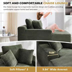 Divano a pavimento in velluto oversize moderno futon