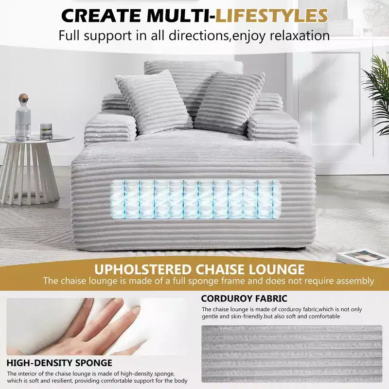 Divano a pavimento in velluto oversize moderno futon