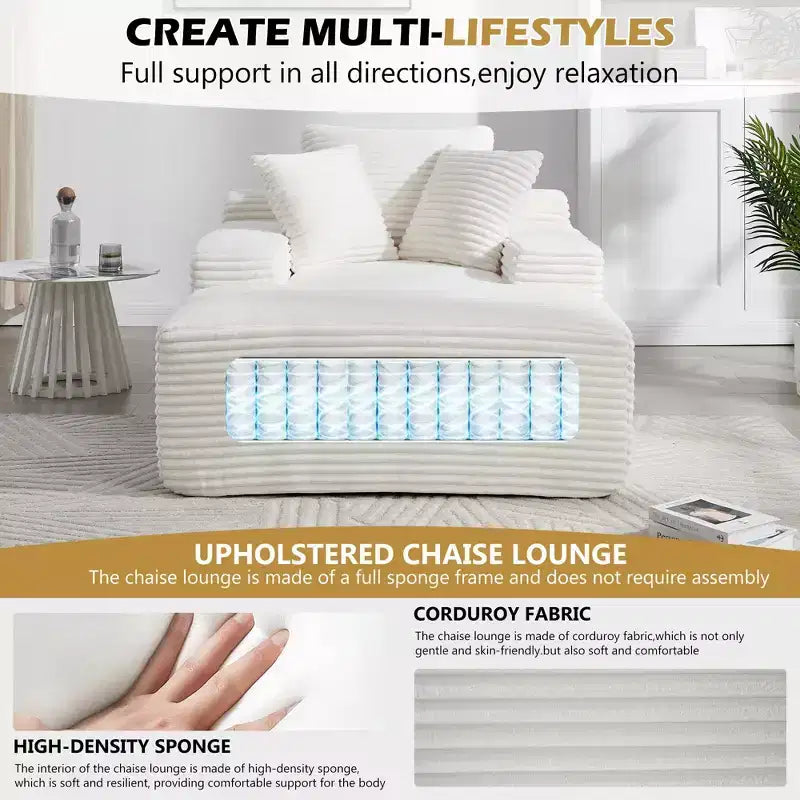 Divano a pavimento in velluto oversize moderno futon