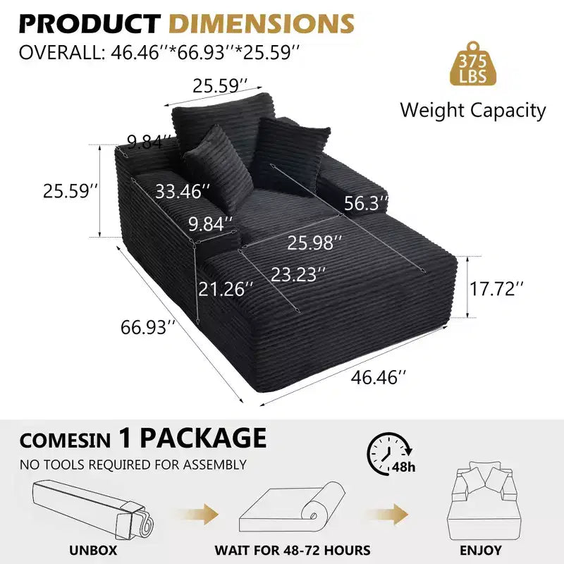 Divano a pavimento in velluto oversize moderno futon