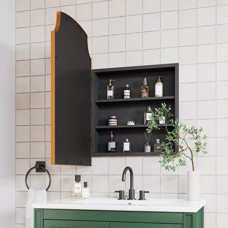 29,9 A x 19,7 L Mobiletto da bagno Golden Farmhouse