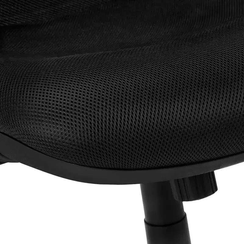 Sedia da ufficio con rotelle in schiuma bianca regolabile in altezza 88,9 cm