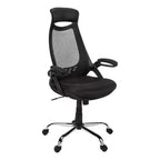 Sedia da ufficio con rotelle in schiuma bianca regolabile in altezza 88,9 cm