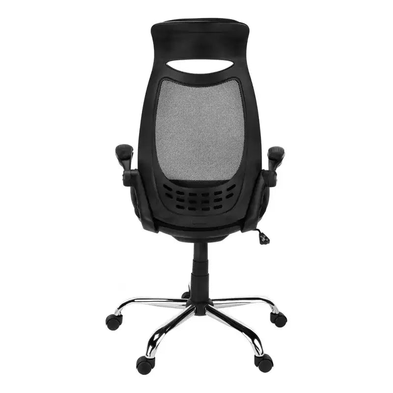 Sedia da ufficio con rotelle in schiuma bianca regolabile in altezza 88,9 cm