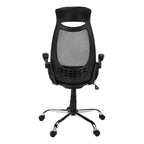 Sedia da ufficio con rotelle in schiuma bianca regolabile in altezza 88,9 cm
