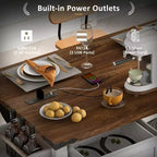 Set 3 pz da pranzo in legno massello con finitura mogano - 4 posti