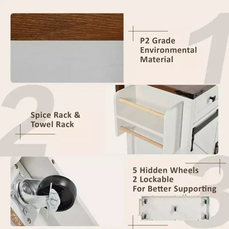 Set 3 pz da pranzo in legno massello con finitura mogano - 4 posti