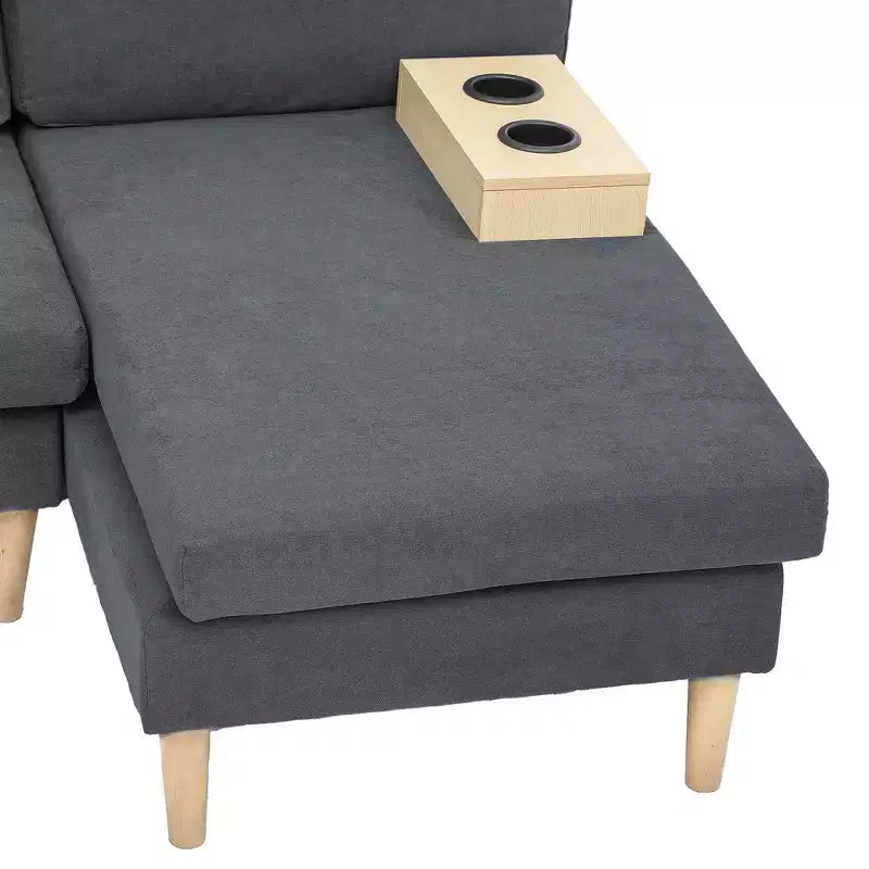 Divano sezionale modulare a U 109 posti, comodo divano con braccioli per soggiorno e camera da letto