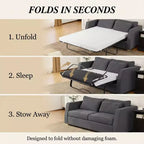 4 sostituzioni di materassi per divano letto in memory foam Gel