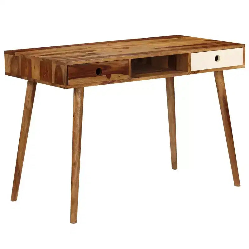 Scrivania 43.3x21.7x29.9 Legno massello di acacia