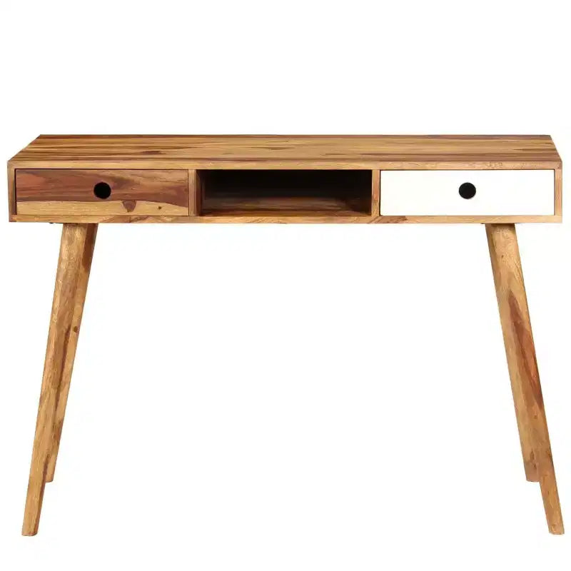 Scrivania 43.3x21.7x29.9 Legno massello di acacia