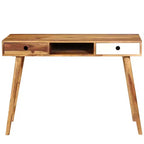 Scrivania 43.3x21.7x29.9 Legno massello di acacia