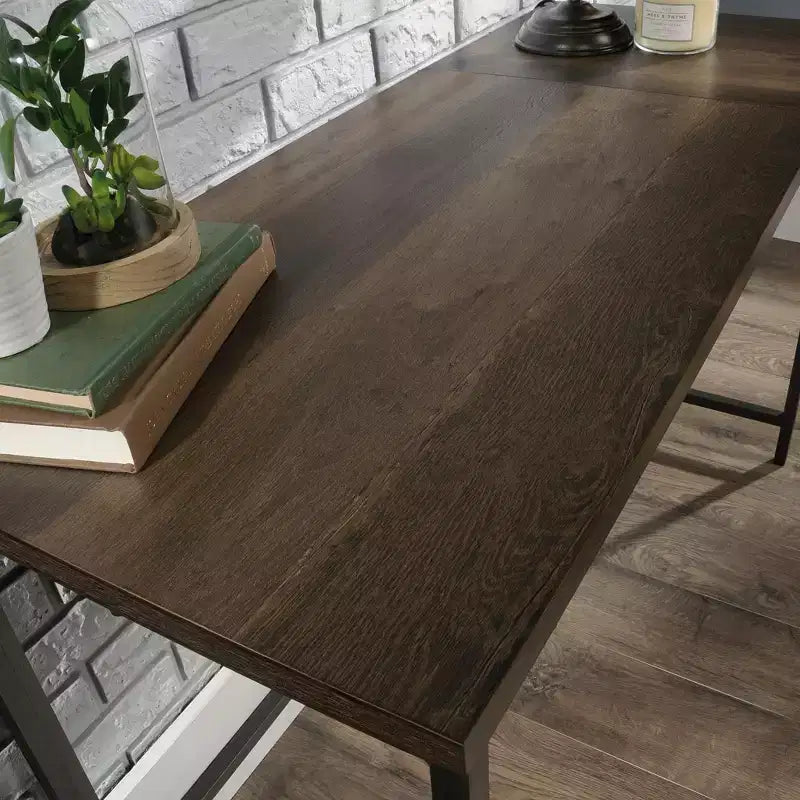 Scrivania in Legno Rustico Willow con Ripiani Regolabili