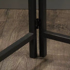 Scrivania in Legno Rustico Willow con Ripiani Regolabili