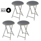 Set di 4 sgabelli pieghevoli da bar