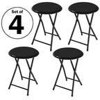 Set di 4 sgabelli pieghevoli da bar