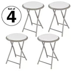 Set di 4 sgabelli pieghevoli da bar
