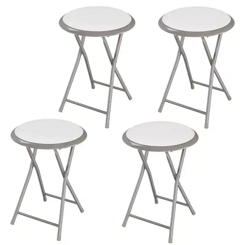 Set di 4 sgabelli pieghevoli da bar