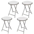 Set di 4 sgabelli pieghevoli da bar