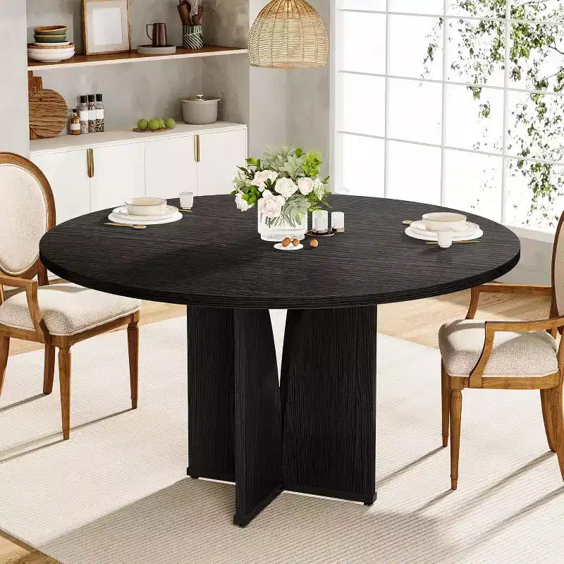 Tavolo da pranzo rotondo da 100 cm per 4 persone