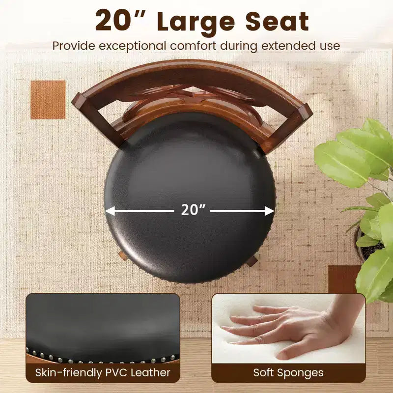 Sgabelli da bar da 26'' ad altezza bancone, confezione da 4