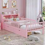 Letto singolo con testiera contenitore
