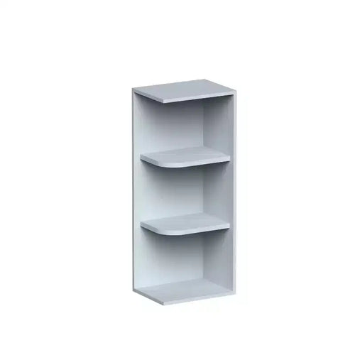 Mobile Base Cucina Shaker 12 L x 30 H x 9 P, Telaio in Legno Massello, Grigio Tortora