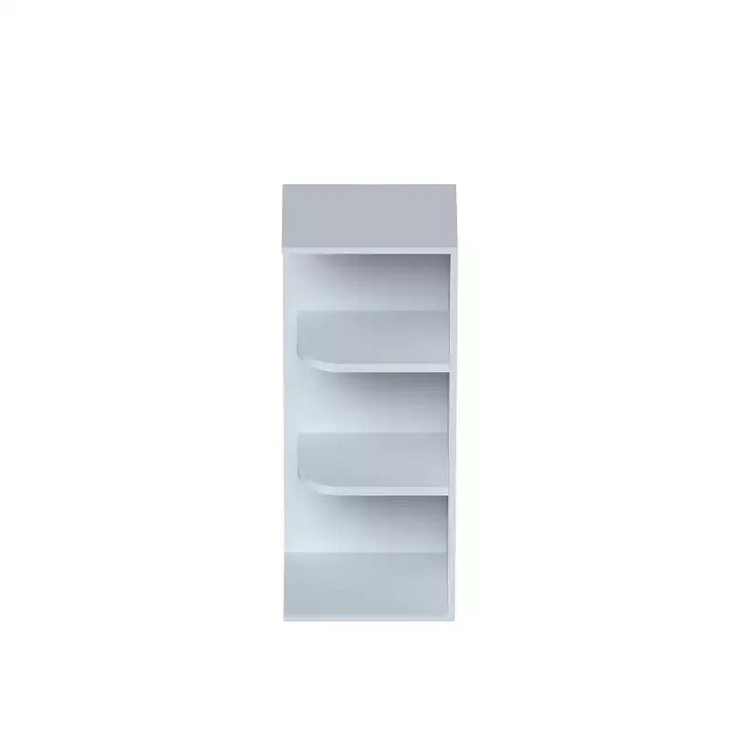 Mobile Base Cucina Shaker 12 L x 30 H x 9 P, Telaio in Legno Massello, Grigio Tortora