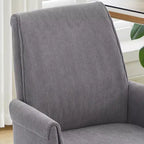 Sedia da ufficio a schienale medio, sollevabile, in tessuto a righe, ergonomica. Ideale per lavoro, studio e relax