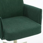 Sedia da ufficio a schienale medio, sollevabile, in tessuto a righe, ergonomica. Ideale per lavoro, studio e relax