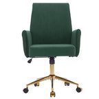 Sedia da ufficio a schienale medio, sollevabile, in tessuto a righe, ergonomica. Ideale per lavoro, studio e relax