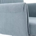 Sedia da ufficio a schienale medio, sollevabile, in tessuto a righe, ergonomica. Ideale per lavoro, studio e relax