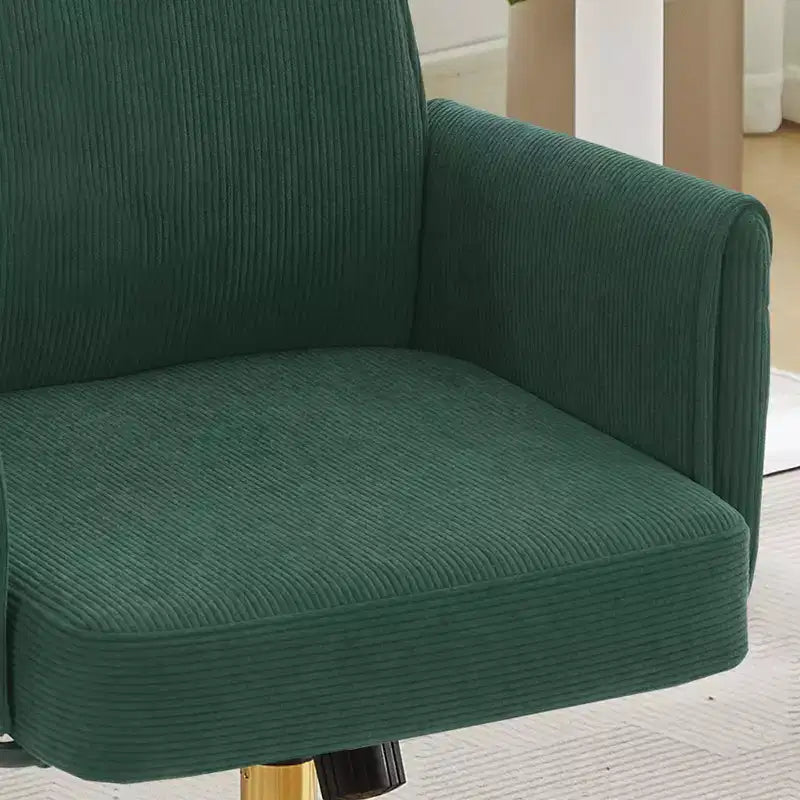 Sedia da ufficio a schienale medio, sollevabile, in tessuto a righe, ergonomica. Ideale per lavoro, studio e relax